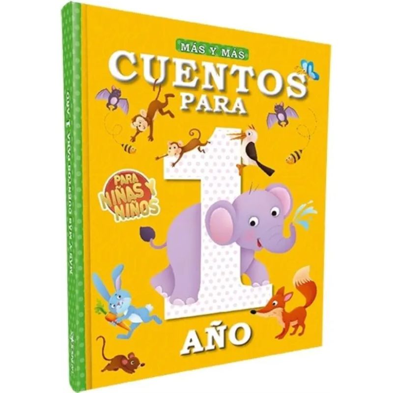 MAS Y MAS... CUENTOS PARA 1 AÑO - PARA NIÑOS Y NIÑAS - TD (Nuevo)