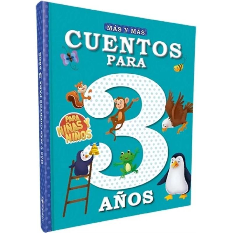 MAS Y MAS… CUENTOS PARA 3 AÑOS - PARA NIÑAS Y NIÑOS - TD (Nuevo)