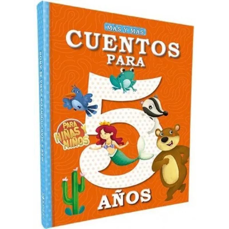 MAS Y MAS… CUENTOS PARA 5 AÑOS - PARA NIÑAS Y NIÑOS - TD (Nuevo)