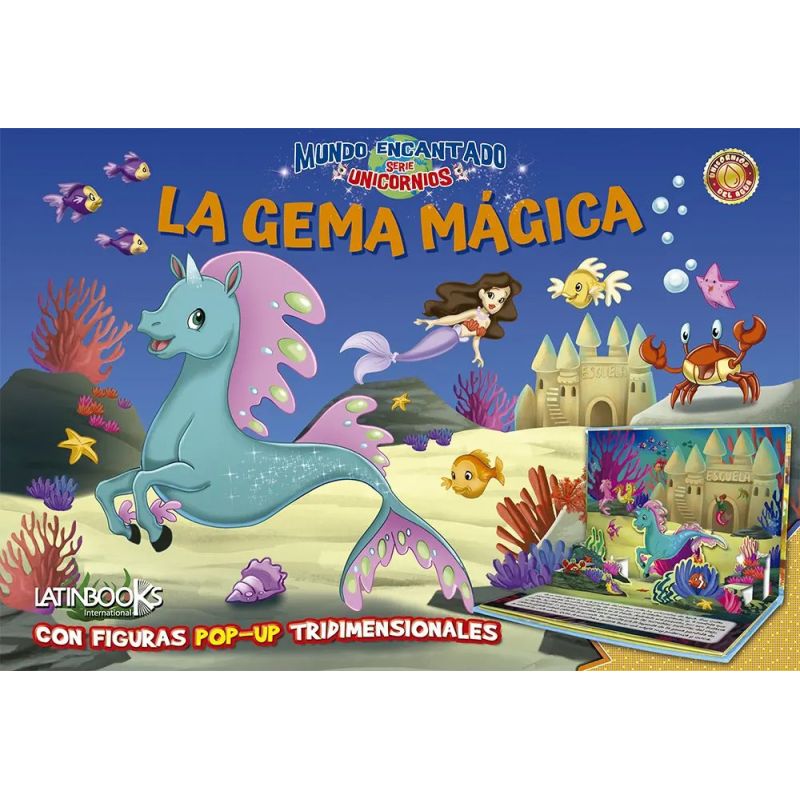 GEMA MAGICA, LA- MUNDO ENCANTADO UNICORNIOS - CARTONE POP-UP (Nuevo) - Miniatura 2