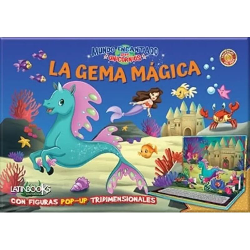 GEMA MAGICA, LA- MUNDO ENCANTADO UNICORNIOS - CARTONE POP-UP (Nuevo)