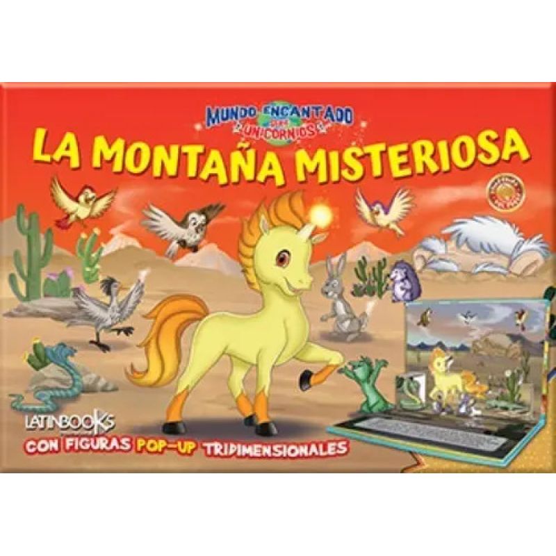 MONTAÑA MISTERIOSA, LA - MUNDO ENCANTADO UNICORNIO - CARTONE POP-UP (Nuevo)