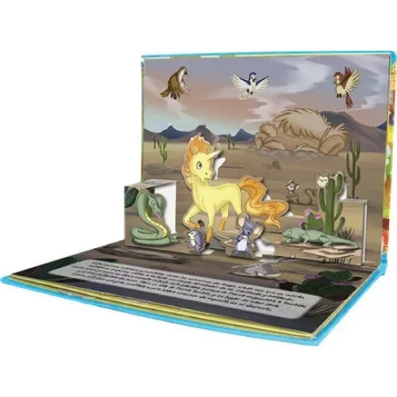 MONTAÑA MISTERIOSA, LA - MUNDO ENCANTADO UNICORNIO - CARTONE POP-UP (Nuevo) - Miniatura 2