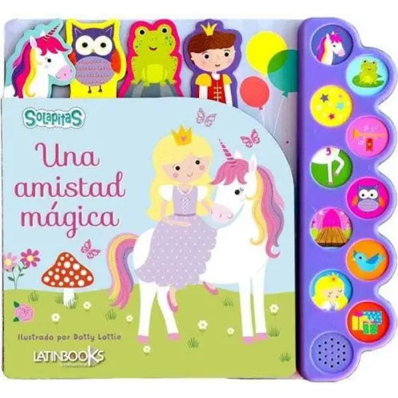 UNA AMISTAD MAGICA - PALETA DE SONIDOS - CARTONE (Nuevo)