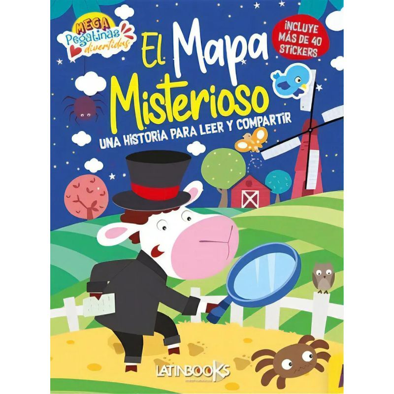 MAPA MISTERIOSO, EL - MEGAPEGATINAS DIVERTIDAS (Nuevo)