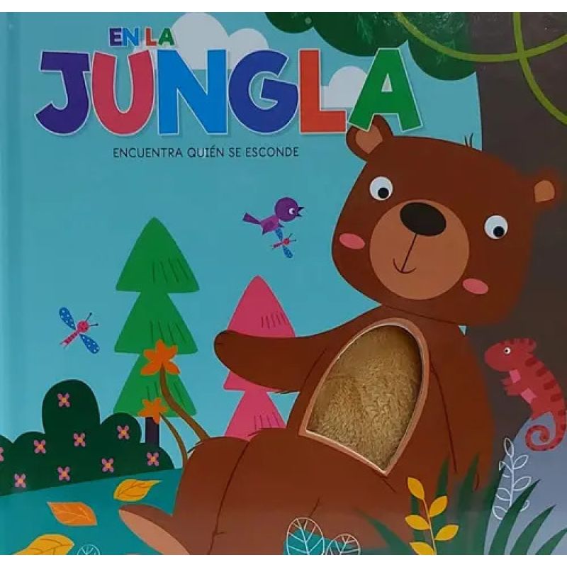 EN LA JUNGLA - ENCUENTRA QUIEN SE ESCONDE - CARTONE (Nuevo)