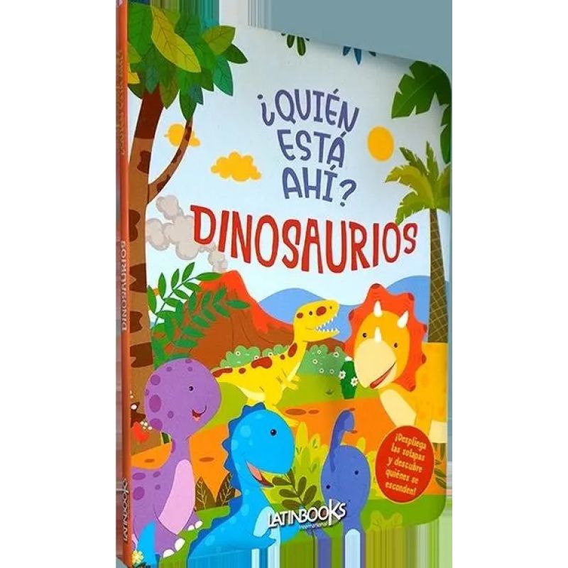 DINOSAURIOS - QUIEN ESTA AHI? - CARTONE (Nuevo)