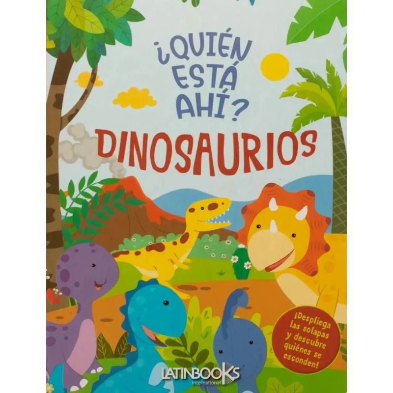 DINOSAURIOS - QUIEN ESTA AHI? - CARTONE (Nuevo) - Miniatura 2