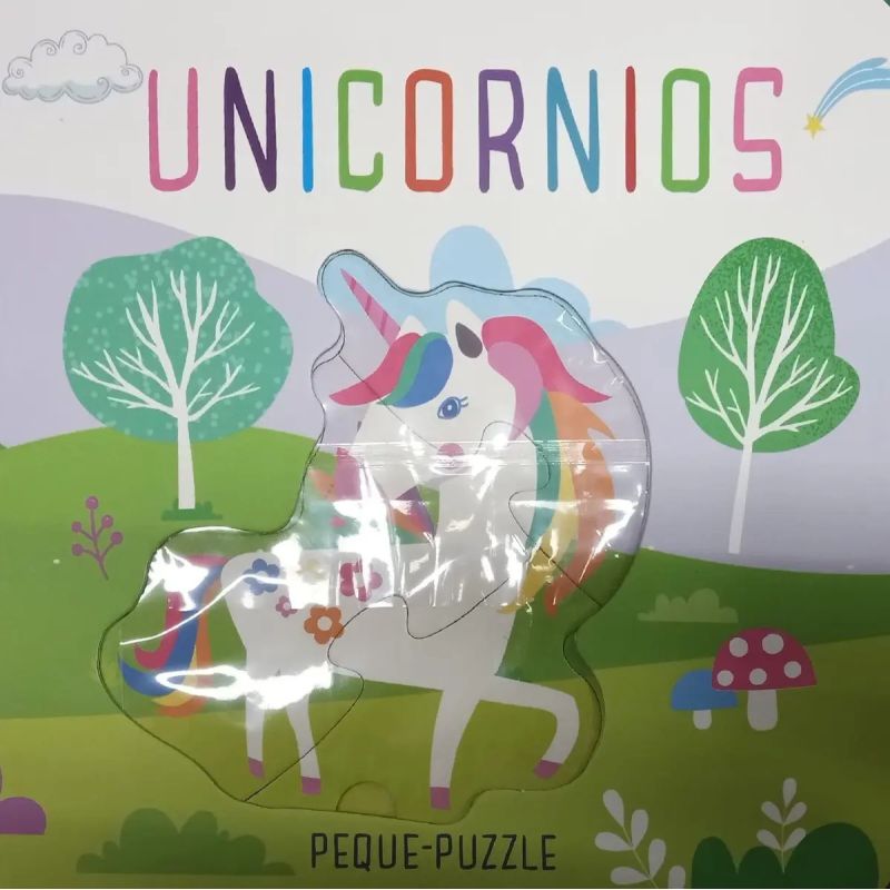 UNICORNIOS - PEQUE-PUZZLE - CARTONE (Nuevo)