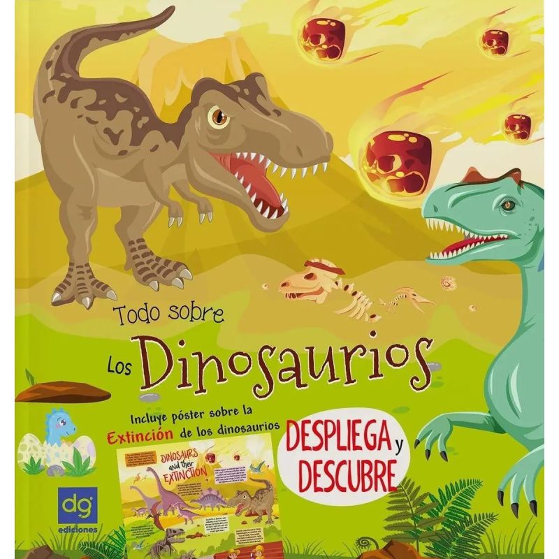 TODO SOBRE LOS DINOSAURIOS - DESPLIEGA Y DESCUBRE (Nuevo)
