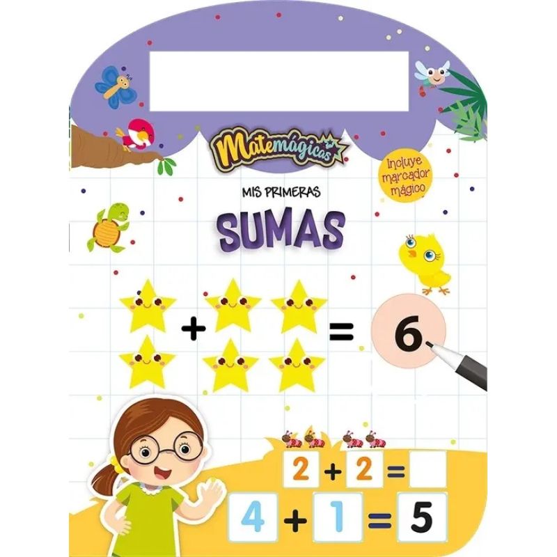 MIS PRIMERAS SUMAS - MATEMAGICAS - INCLUYE MACADOR MAGICO (Nuevo)