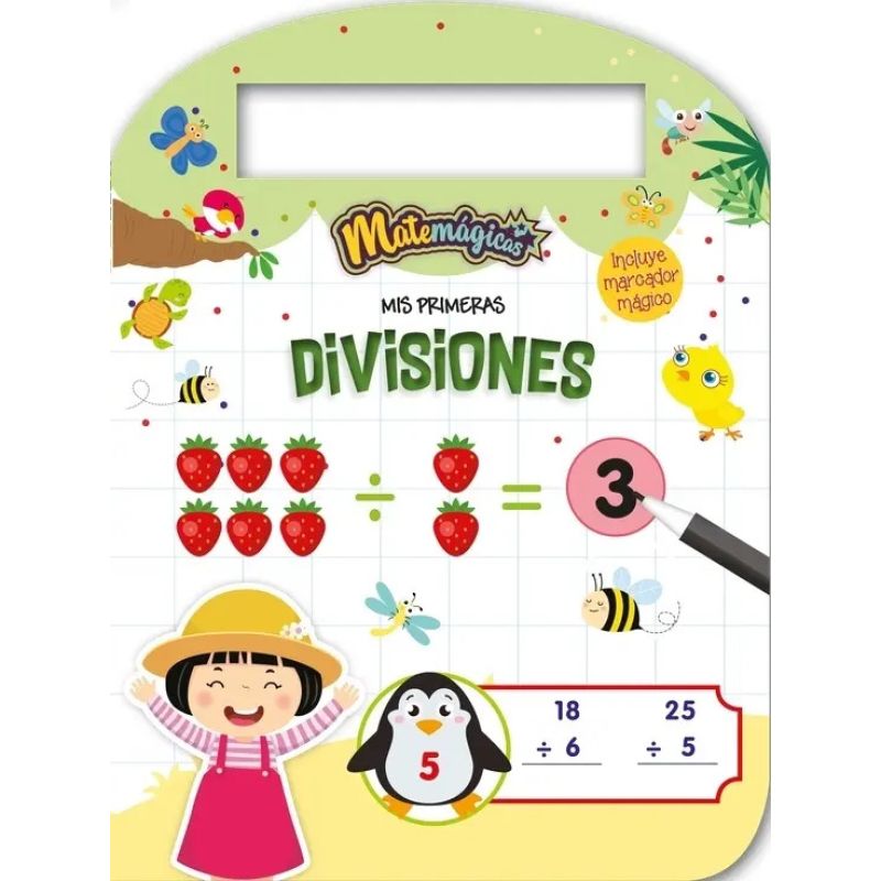 MIS PRIMERAS DIVISIONES - MATEMAGICAS - INCLUYE MARCADOR MAGICO (Nuevo)