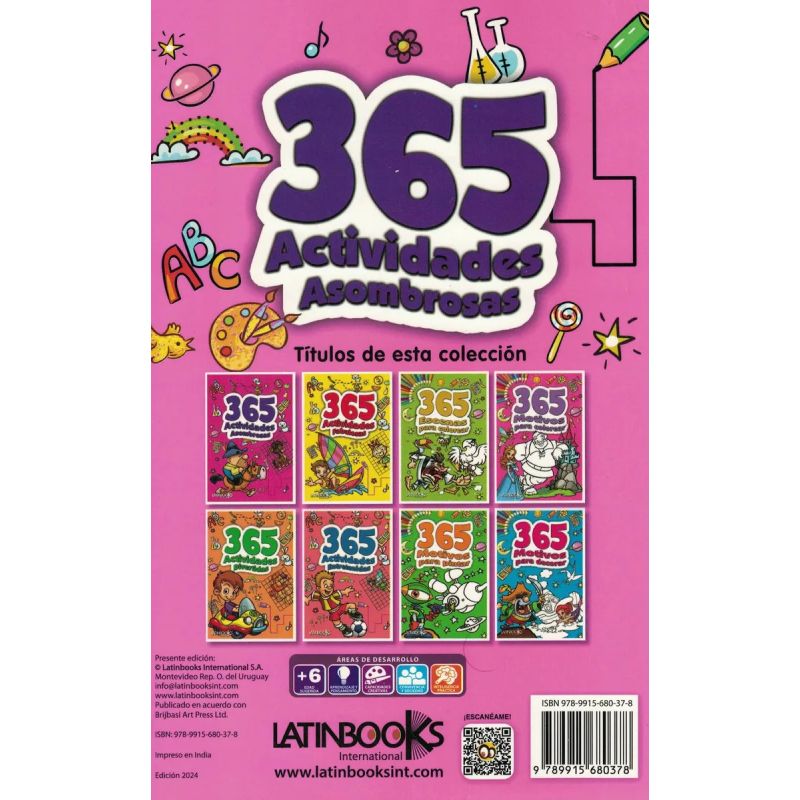 365 ACTIVIDADES ASOMBROSAS - FUCSIA (Nuevo) - Miniatura 2