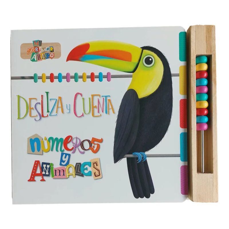 DESLIZA Y CUENTA NUMEROS Y ANIMALES - MI PRIMER ABACO (Nuevo)
