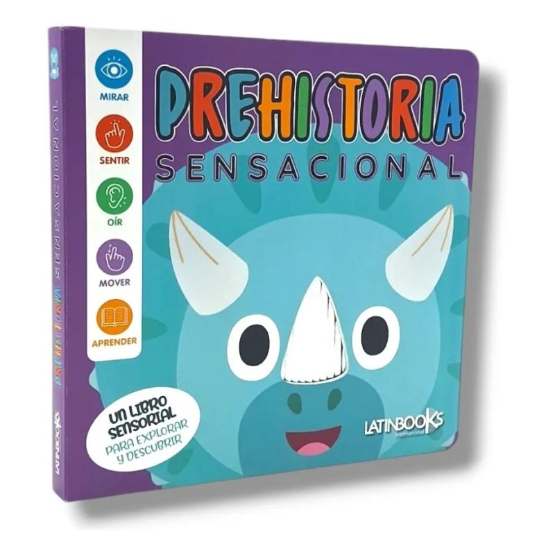 PREHISTORIA SENSACIONAL - LIBRO SENSORIAL - CARTONE (Nuevo)