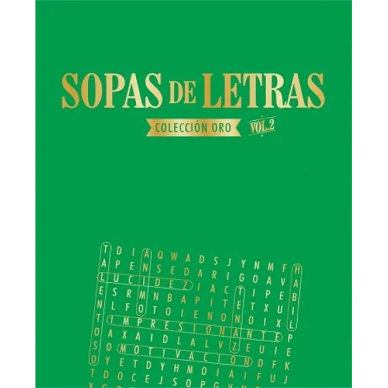 SOPAS DE LETRAS VOL 2  - COLECCION ORO (Nuevo)