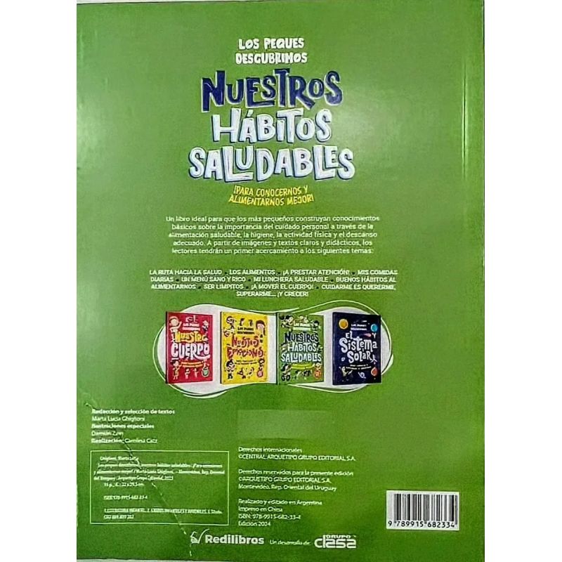 NUESTROS HABITOS SALUDABLES - LOS PEQUES DESCUBRIMOS - TD (Nuevo) - Miniatura 2