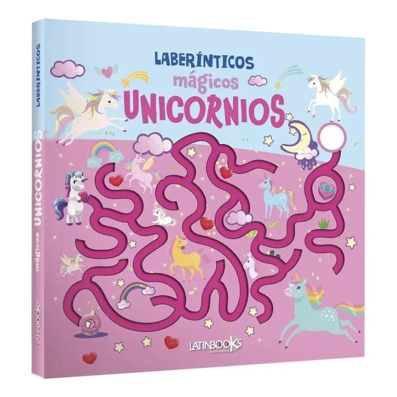 MAGICOS UNICORNIOS - LABERINTICOS - CARTONE (Nuevo)