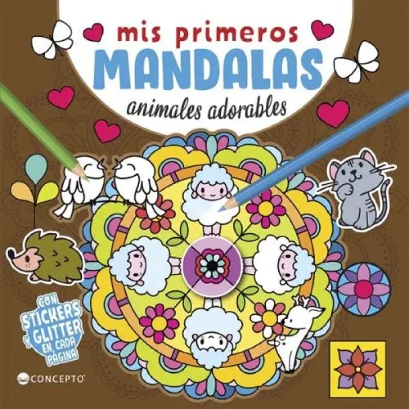 ANIMALES ADORABLES - MIS PRIMEROS MANDALAS (Nuevo)