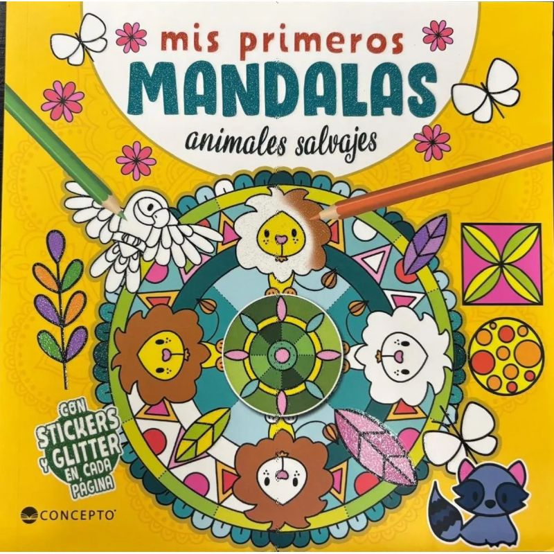 ANIMALES SALVAJES - MIS PRIMEROS MANDALAS (Nuevo)