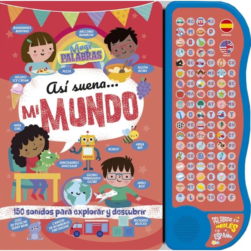 ASI SUENA MI MUNDO - LIBRO CON SONIDOS BILINGUE - MAGIPALABRAS (Nuevo) - Miniatura 2