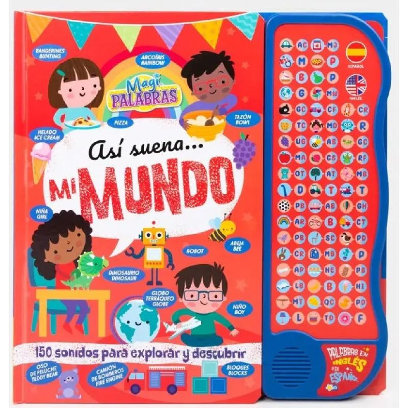 ASI SUENA MI MUNDO - LIBRO CON SONIDOS BILINGUE - MAGIPALABRAS (Nuevo)