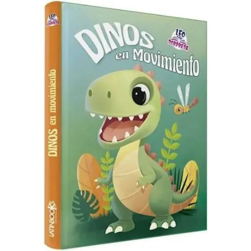 DINOS EN MOVIMIENTO - LEO CON SORPRESA POP UP - CARTONE (Nuevo)