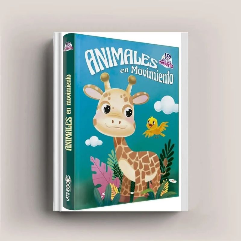 ANIMALES EN MOVIMIENTO - LEO CON SORPRESA POP UP - CARTONE (Nuevo) - Miniatura 2