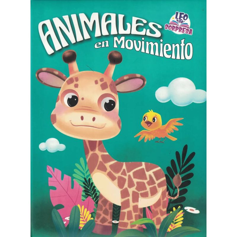 ANIMALES EN MOVIMIENTO - LEO CON SORPRESA POP UP - CARTONE (Nuevo)