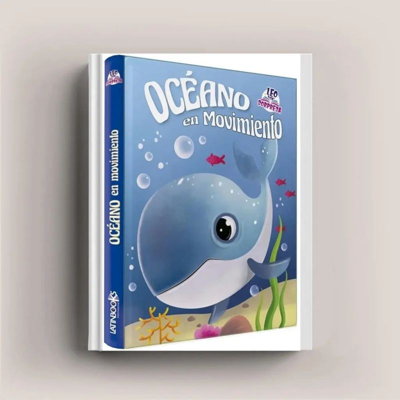 OCEANO EN MOVIMIENTO - LEO CON SORPRESA POP UP - CARTONE (Nuevo) - Miniatura 2