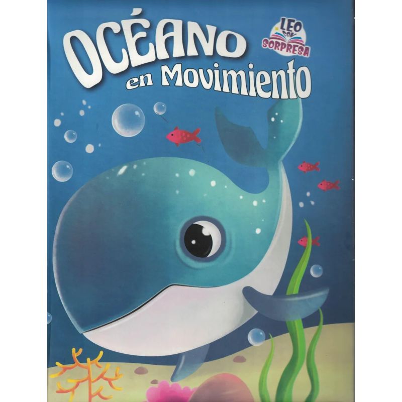 OCEANO EN MOVIMIENTO - LEO CON SORPRESA POP UP - CARTONE (Nuevo)
