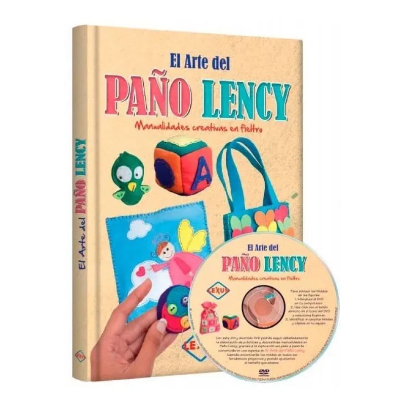 ARTE DEL PAÑO LENCY, EL. MANUALIDADES EN FIELTRO + DVD (Nuevo)