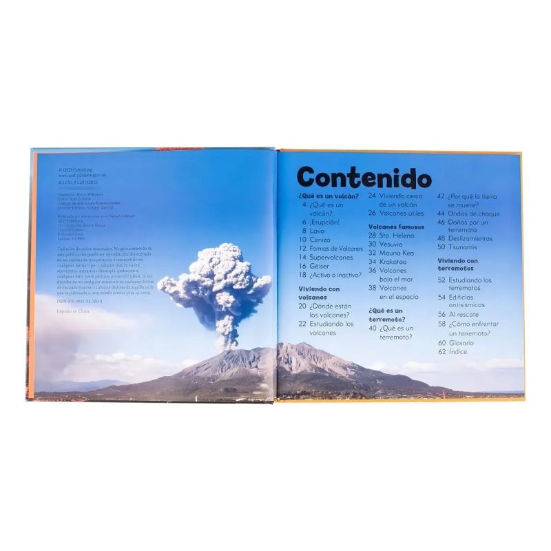 MI PEQUEÑO LIBRO DE VOLCANES Y TERREMOTOS (Nuevo)