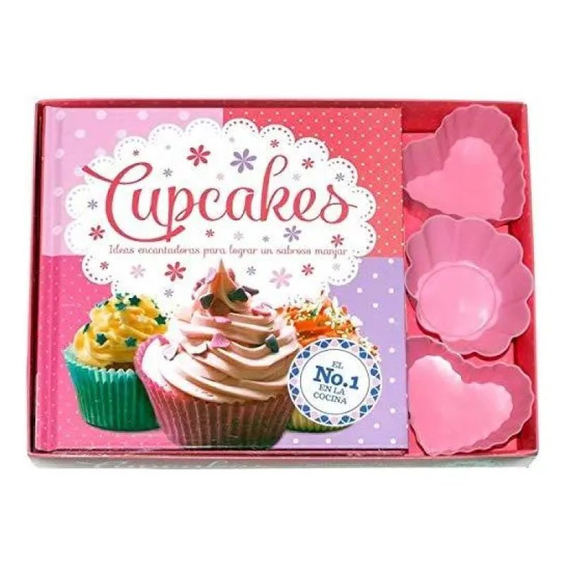 CUPCAKES LIBRO DE RECETAS + MOLDES (Nuevo)