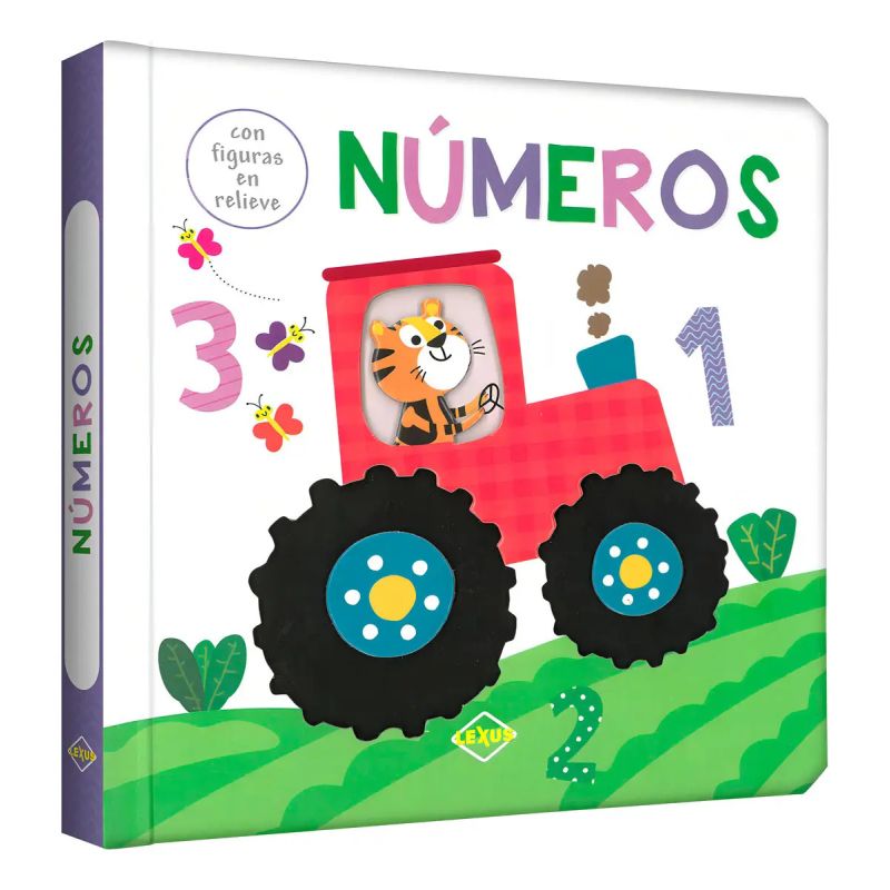 NUMEROS - CON FIGURAS EN RELIEVE - CARTONE (Nuevo)