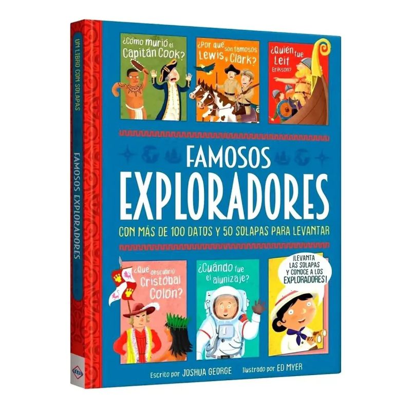 FAMOSOS EXPLORADORES - CARTONE (Nuevo)