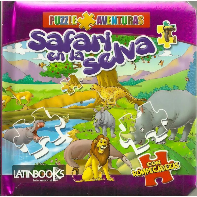 SAFARI EN LA SELVA - PUZZLE AVENTURAS (Nuevo)
