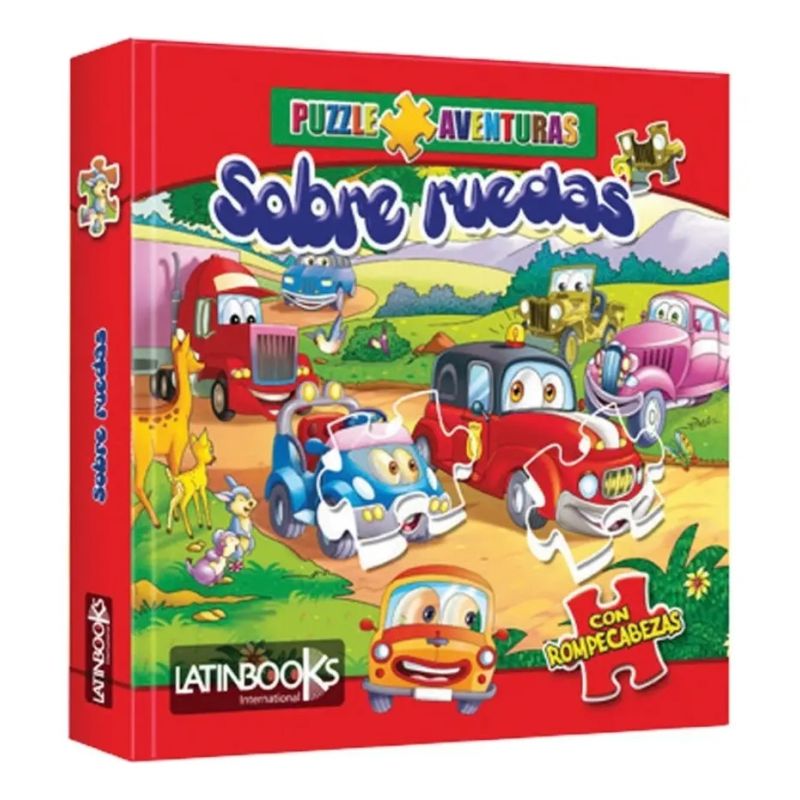 SOBRE RUEDAS - PUZZLE AVENTURAS - CARTONE (Nuevo)