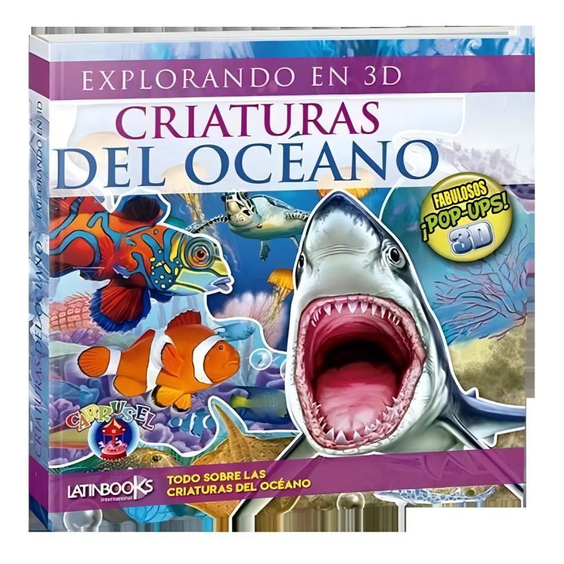 CRIATURAS DEL OCEANO - 3D - CARRUSEL (Nuevo)