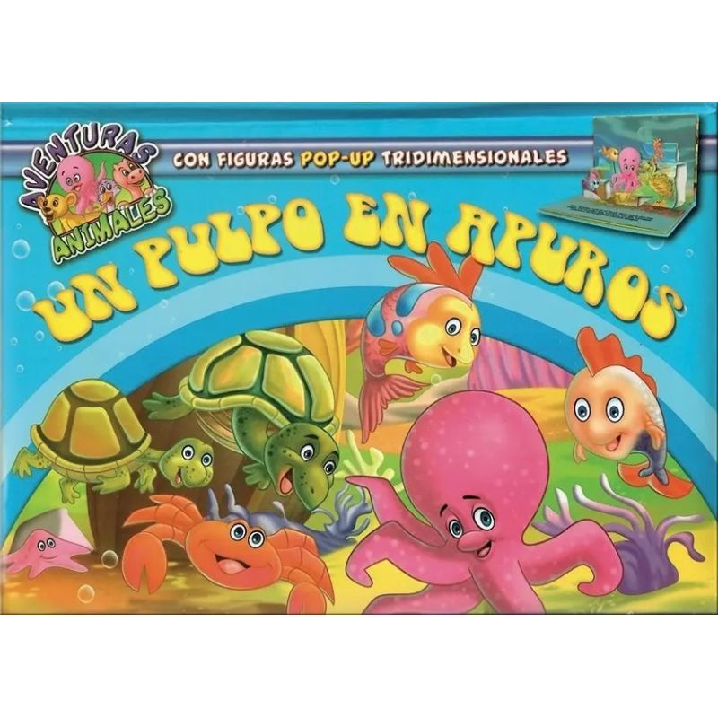 UN PULPO EN APUROS - AVENTURAS ANIMALES (POP-UP) (Nuevo)