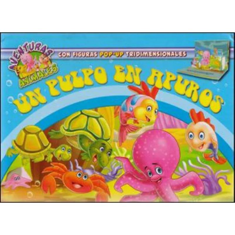 UN PULPO EN APUROS - AVENTURAS ANIMALES (POP-UP) (Nuevo) - Miniatura 2