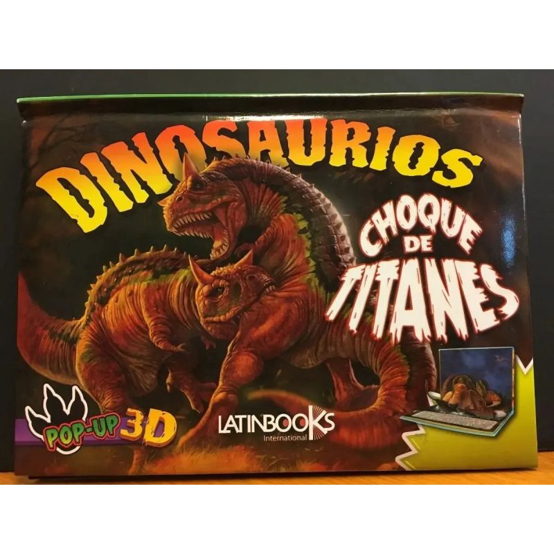 DINOSAURIOS - CHOQUE DE TITANES - POP UP 3D (TD) (Nuevo) - Miniatura 2