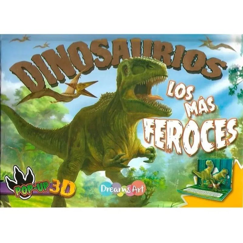 DINOSAURIOS LOS MAS FEROCES - POP UP 3D (TD) (Nuevo)