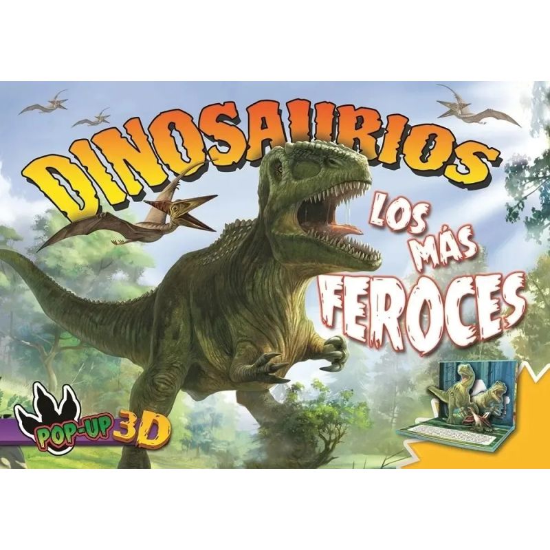 DINOSAURIOS LOS MAS FEROCES - POP UP 3D (TD) (Nuevo) - Miniatura 2