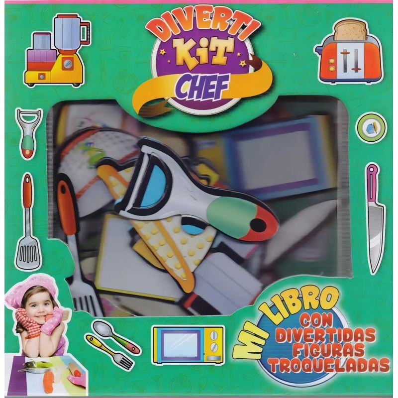 CHEF - DIVERTIKIT - CON FIGURAS TROQUELADAS (Nuevo)