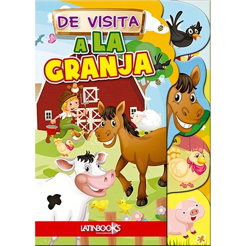 DE VISITA A LA GRANJA - DE VISITA (CARTONE) (Nuevo)