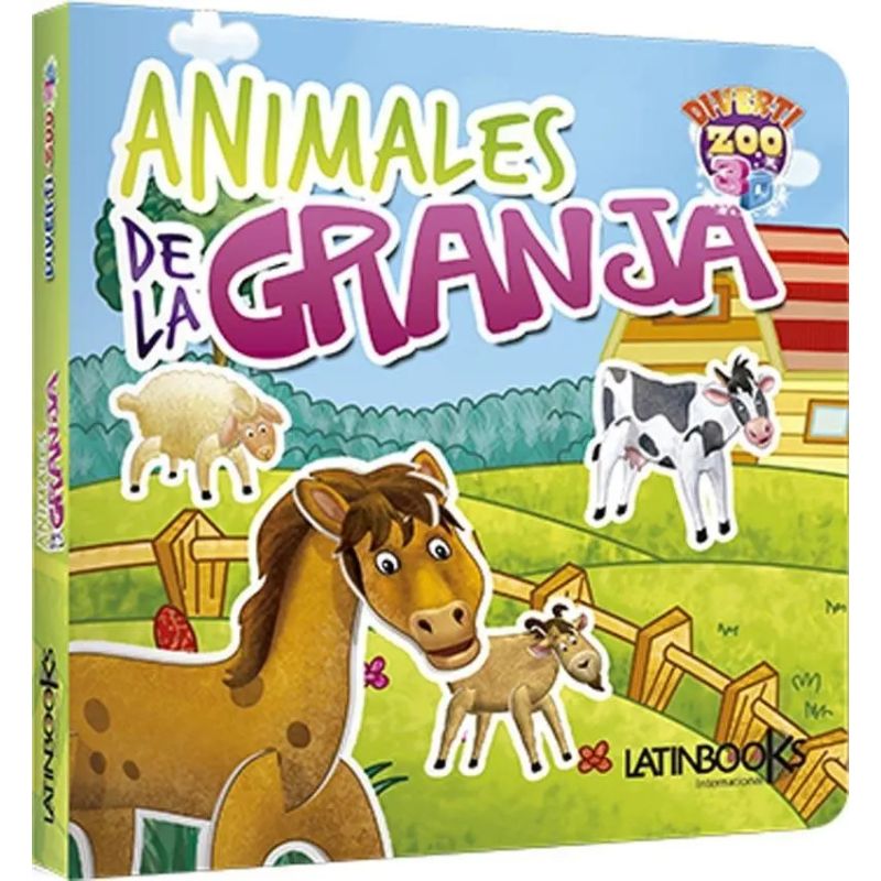 ANIMALES DE LA GRANJA - DIVERTIZOO (CARTONE) - CON TROQUELADOS (Nuevo) - Miniatura 2