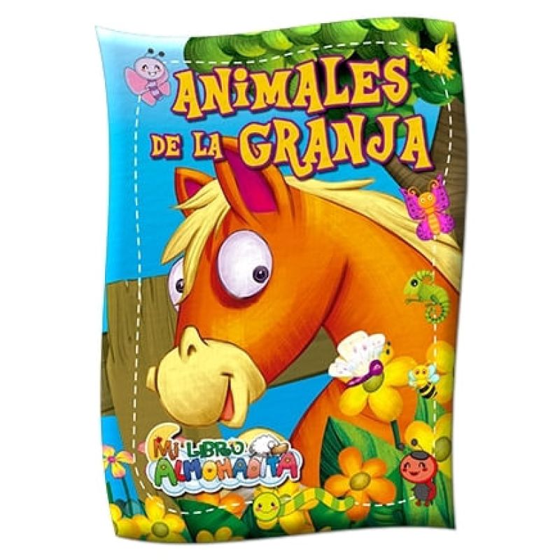 ANIMALES DE LA GRANJA - MI LIBRO ALMOHADITA (TELA) (Nuevo)