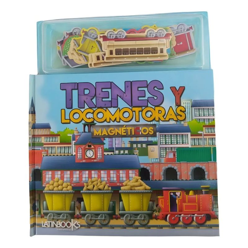 TRENES Y LOCOMOTORAS - MAGNETICOS (CON IMANES) (Nuevo)
