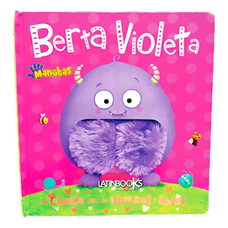 BERTA VIOLETA  - MANOTAS - CON TITERE - CARTONE (Nuevo)